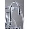 Kingston Brass CC614T1 Clawfoot Tub Faucet with Hand Shower, Polished Chrome CC614T1 - alternate 6